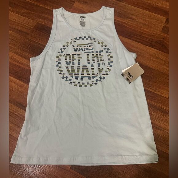 Vans Off The Wall White Tank Top - Picture 3 of 6
